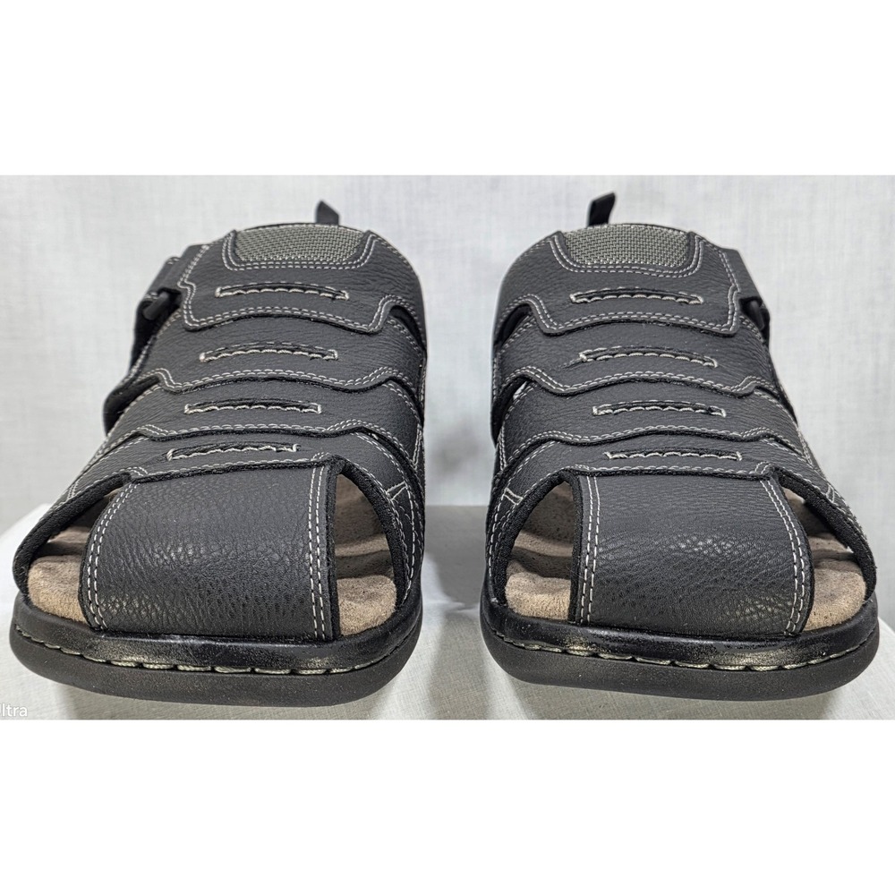 Dockers Mens Fisherman Sandals Black Memory Foam 90-21374 Size 15M - Picture 7 of 11